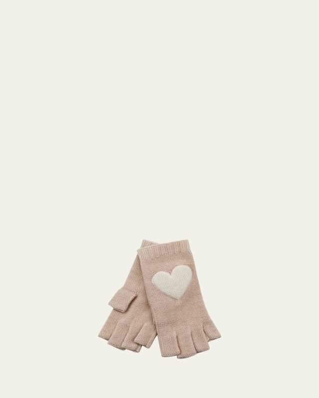 Jersey-Knit Cashmere Fingerless Gloves